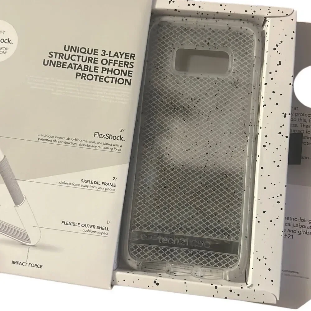 Tech21 Evo Check Active Case‎ for Samsung Galaxy S8 - Clear/Black